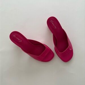 Hot Pink Circus NY heels